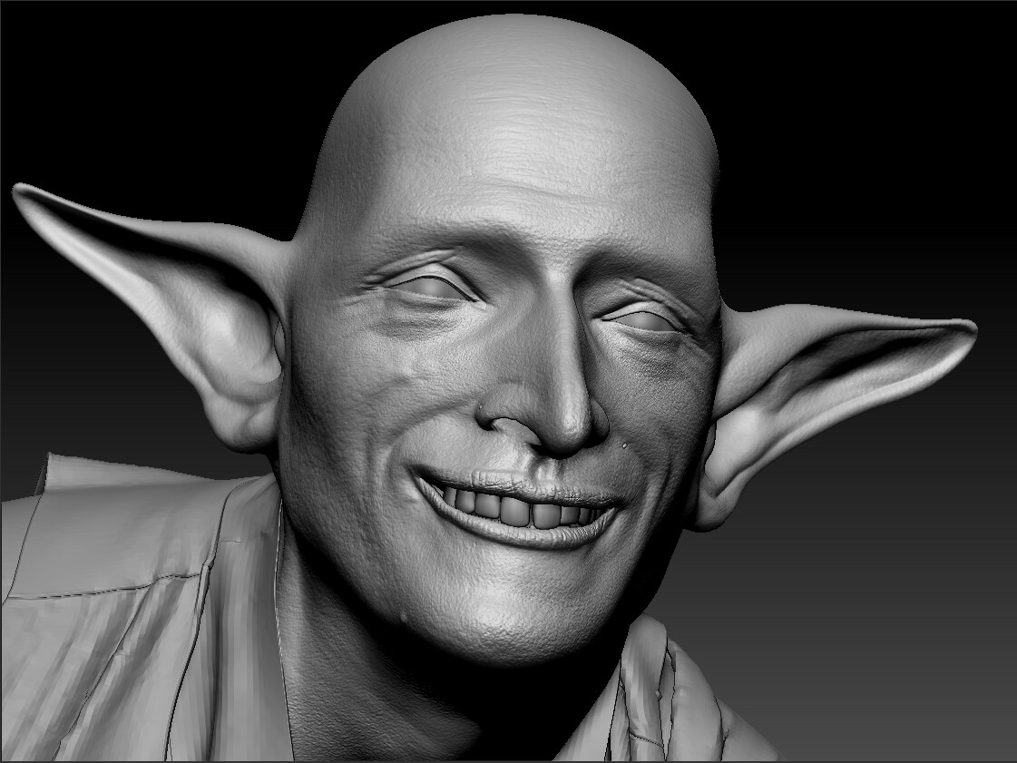 zbrush high poly shot
