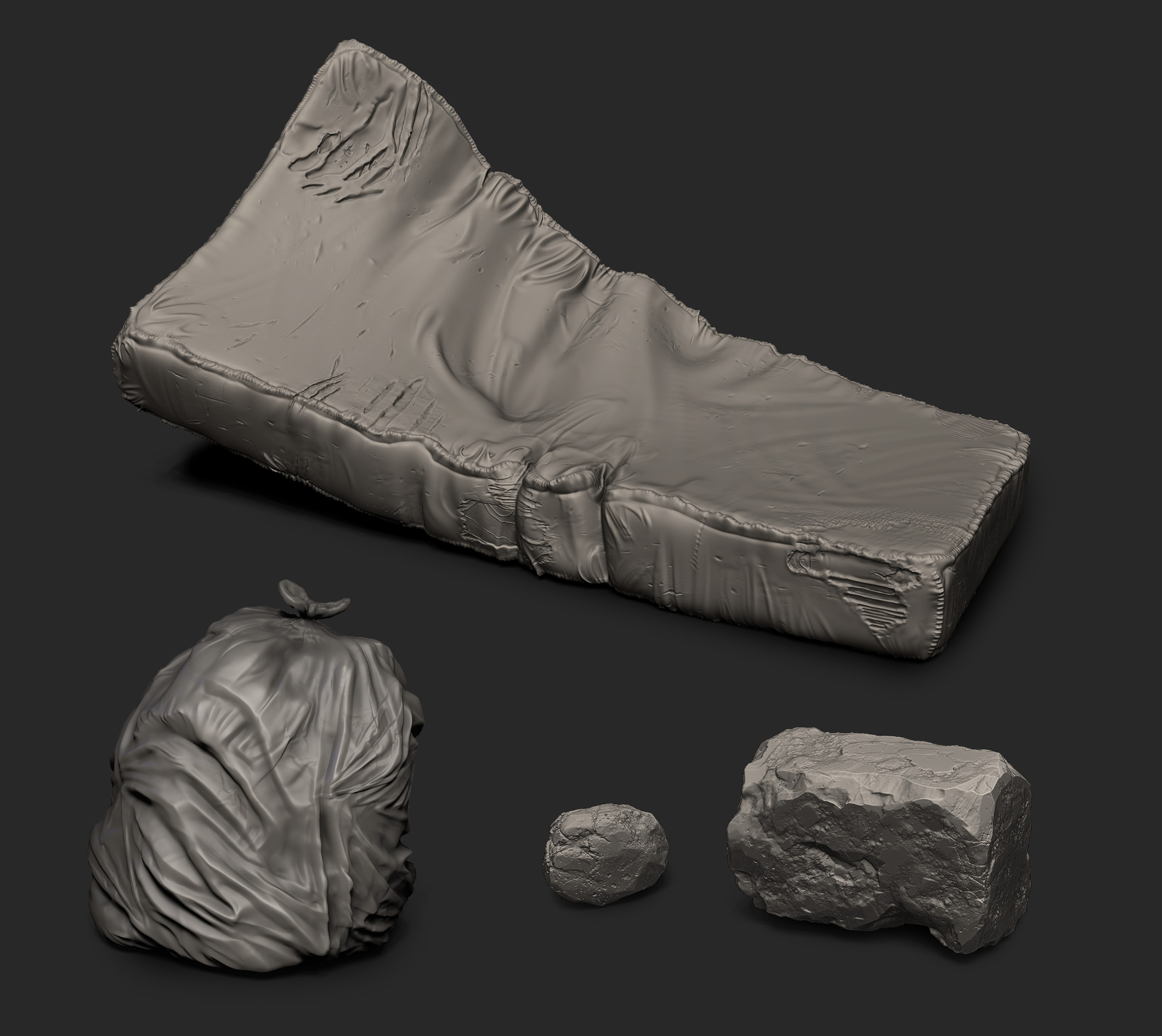zBrush sculpts for some additional assets