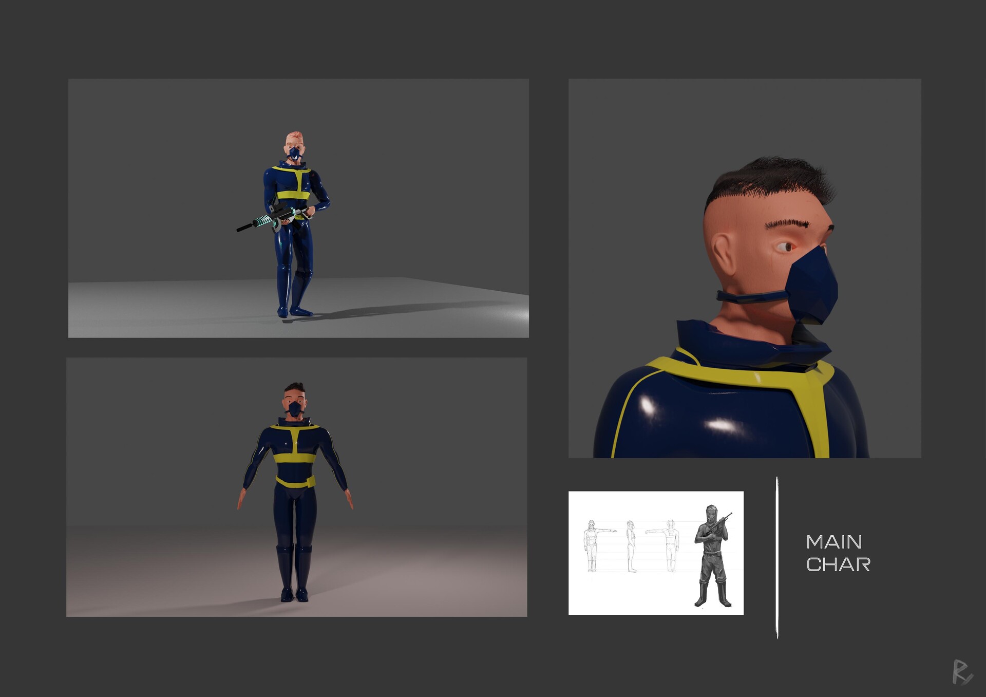 Ryo Prajna 'Fallow' Game Visual Prototype (3D)