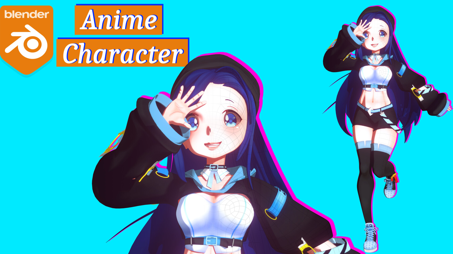 blender 3d anime character download
