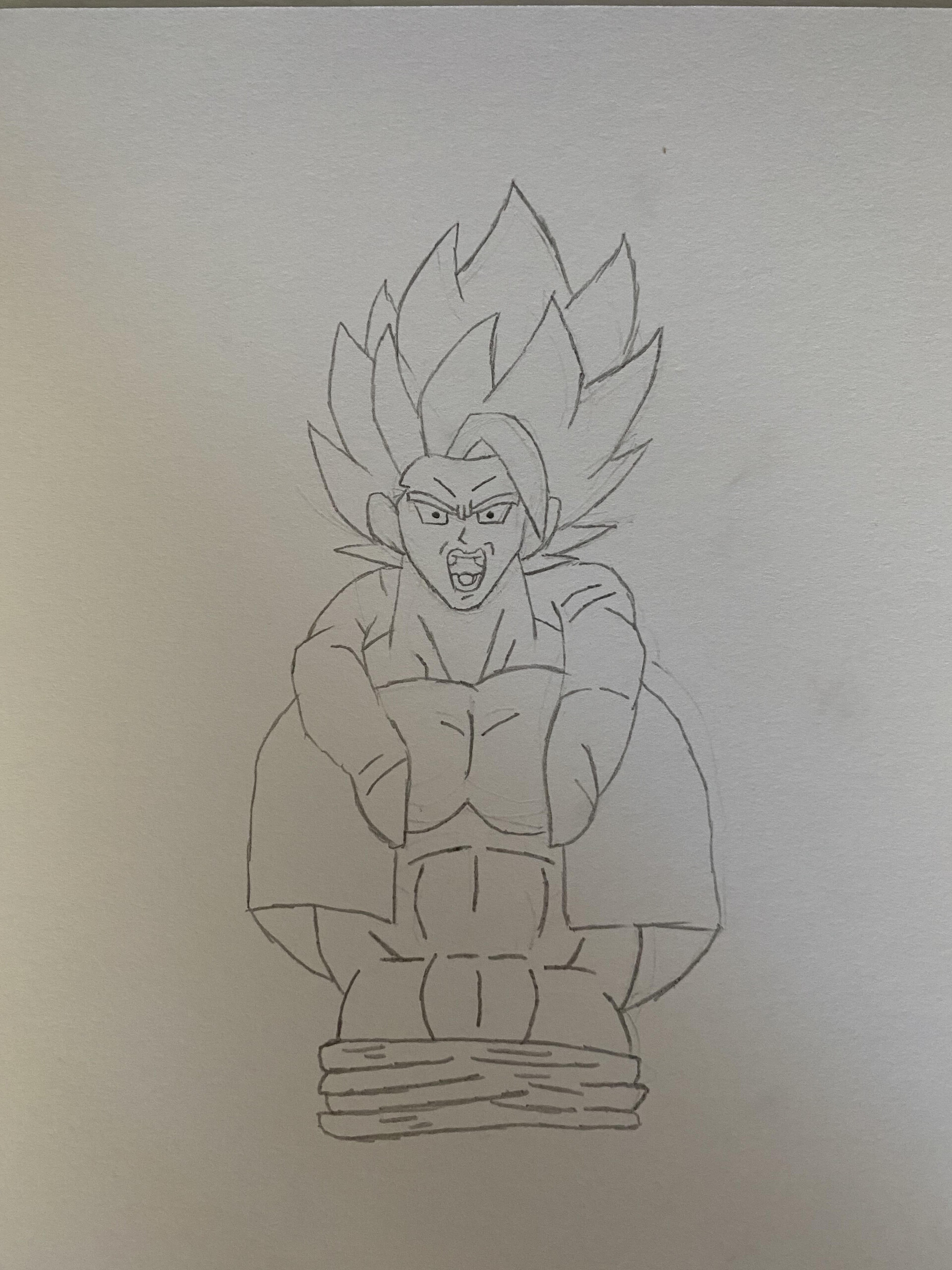 dragon ball z gogeta drawing