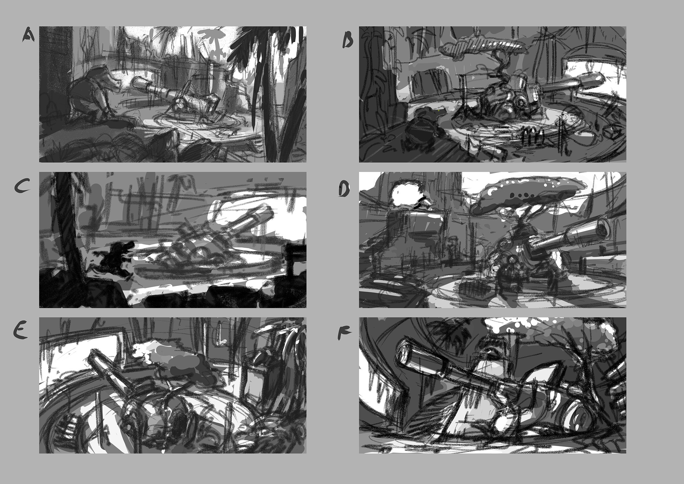 initial option sketches