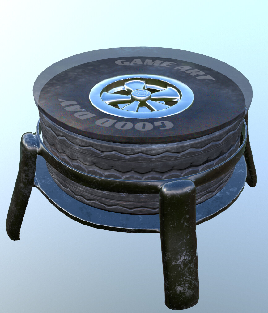 Car tire Side table 