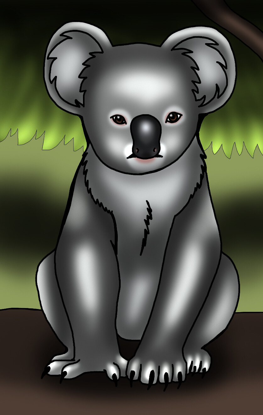ArtStation Woodland koala