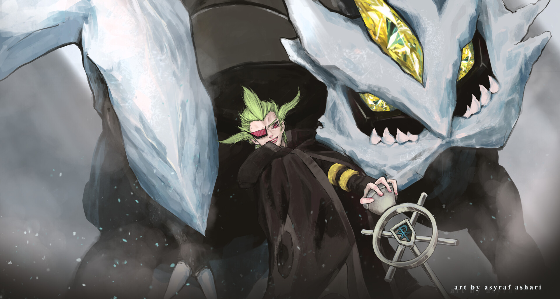 ArtStation GHETSIS Pokemon Black 2 Fanart