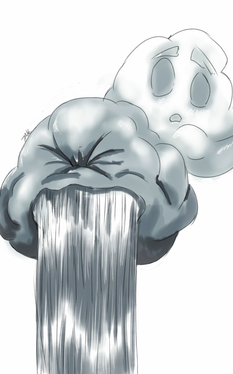 ArtStation Daily Sketch Cloud Burst