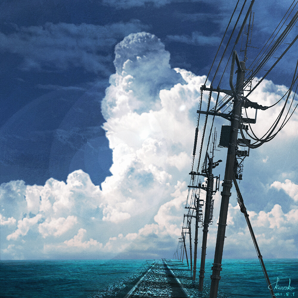 Artstation 入道雲