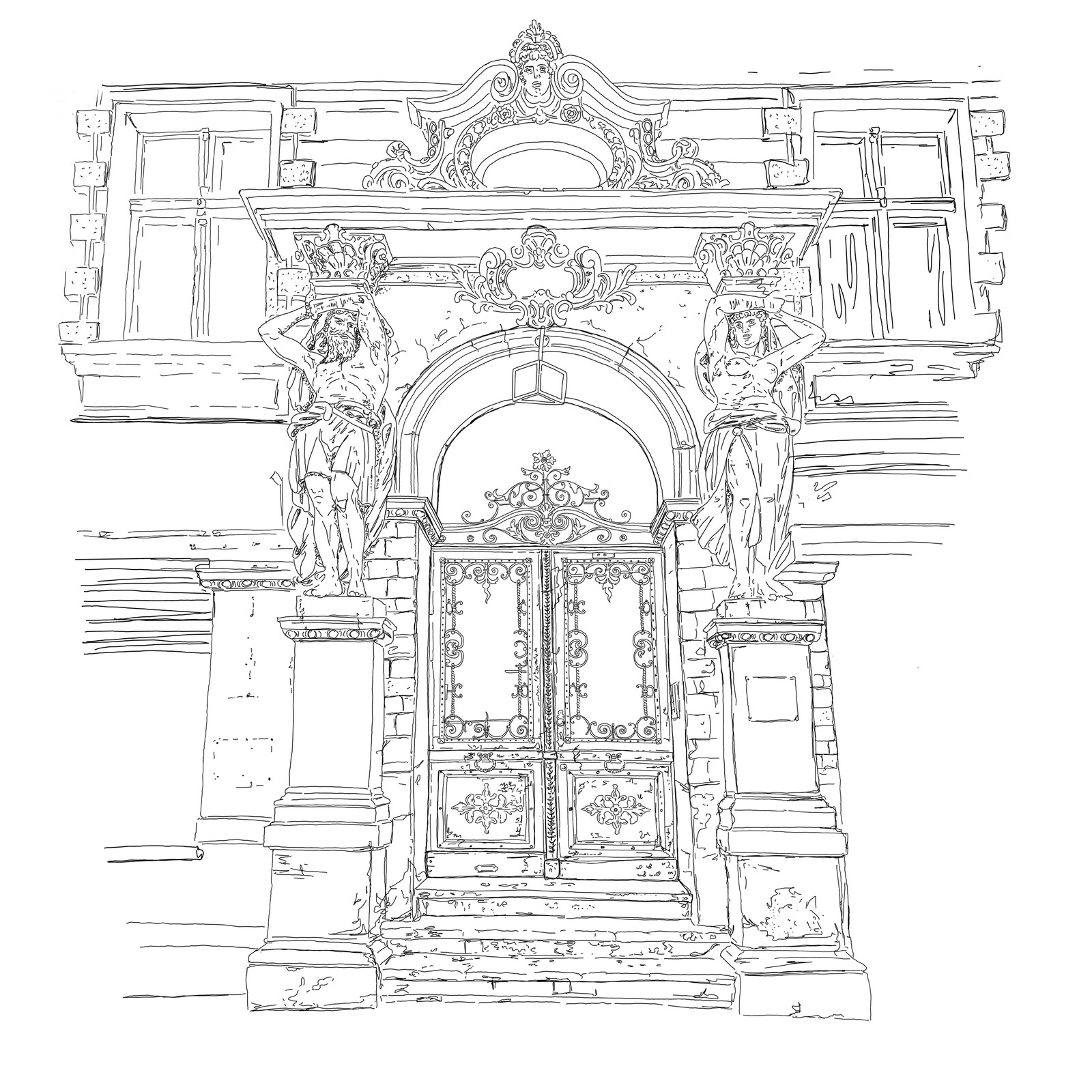 outline sketch