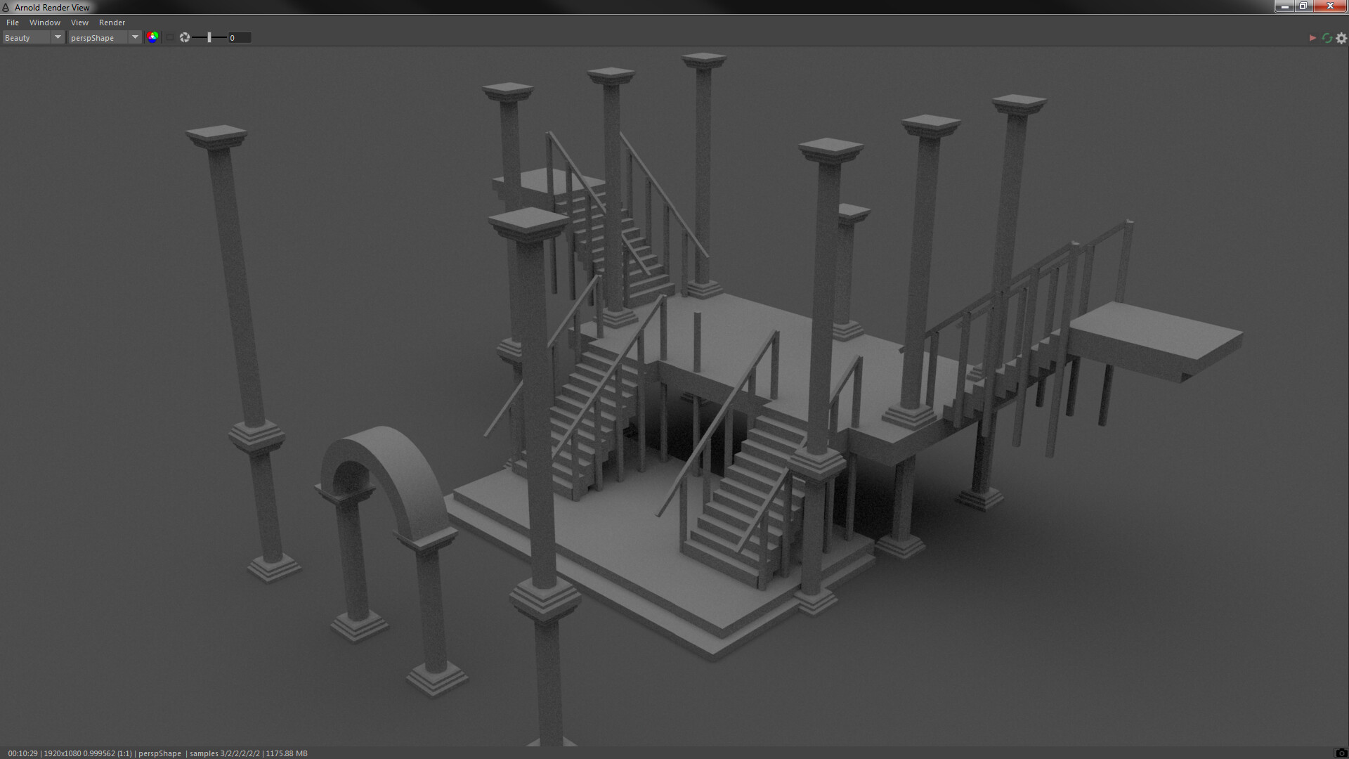 Artstation 3d model in autodesk maya by mg beatz