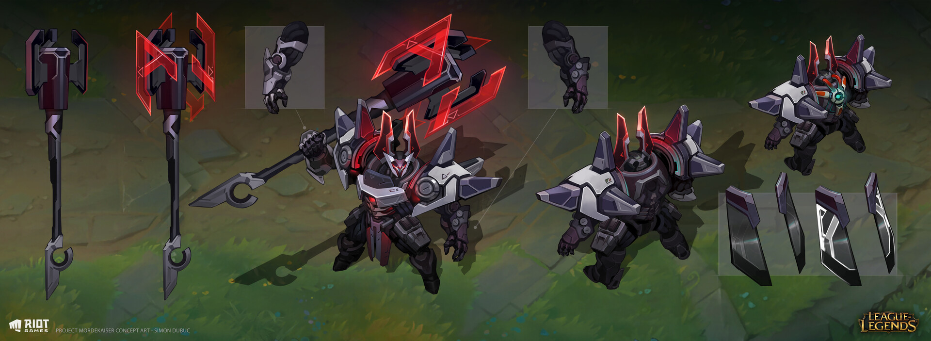 Artstation Project Mordekaiser Concept Simon Dubuc