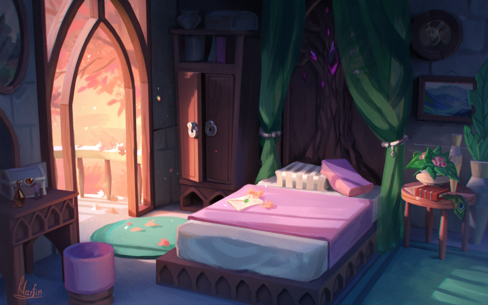 ArtStation Princess Bedroom