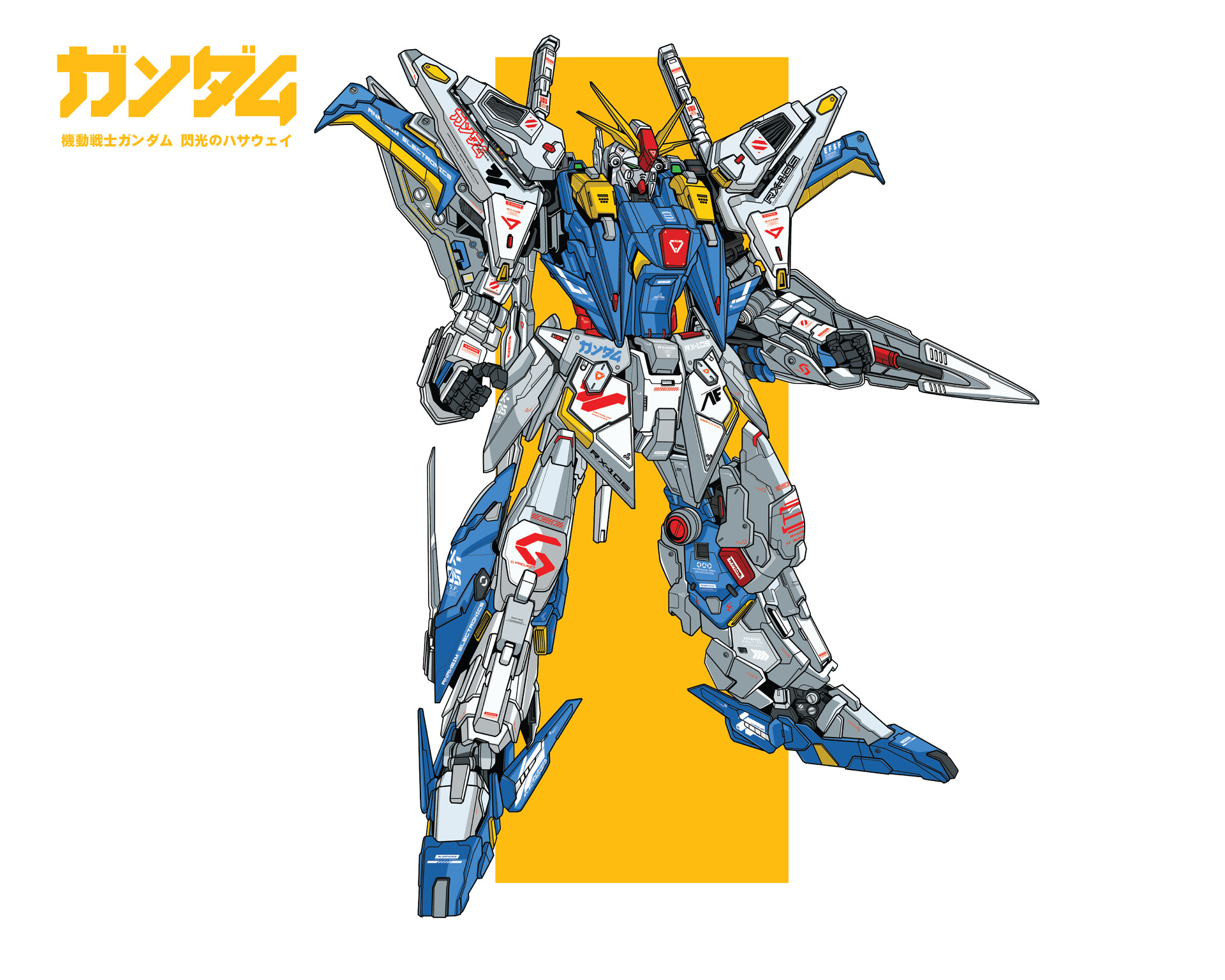 Artstation Rx 105 Xi Gundam Custom