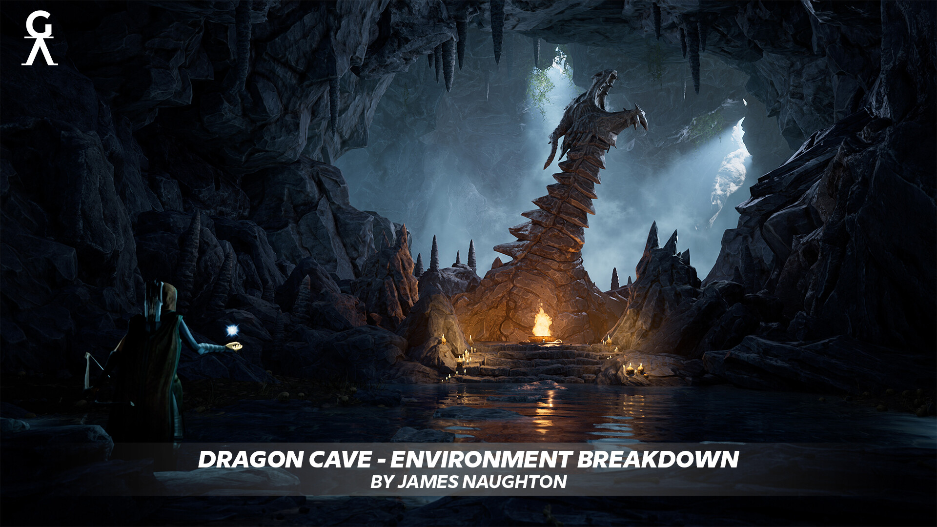 Games Artist Dragon Cave Environment Breakdown James Naughton