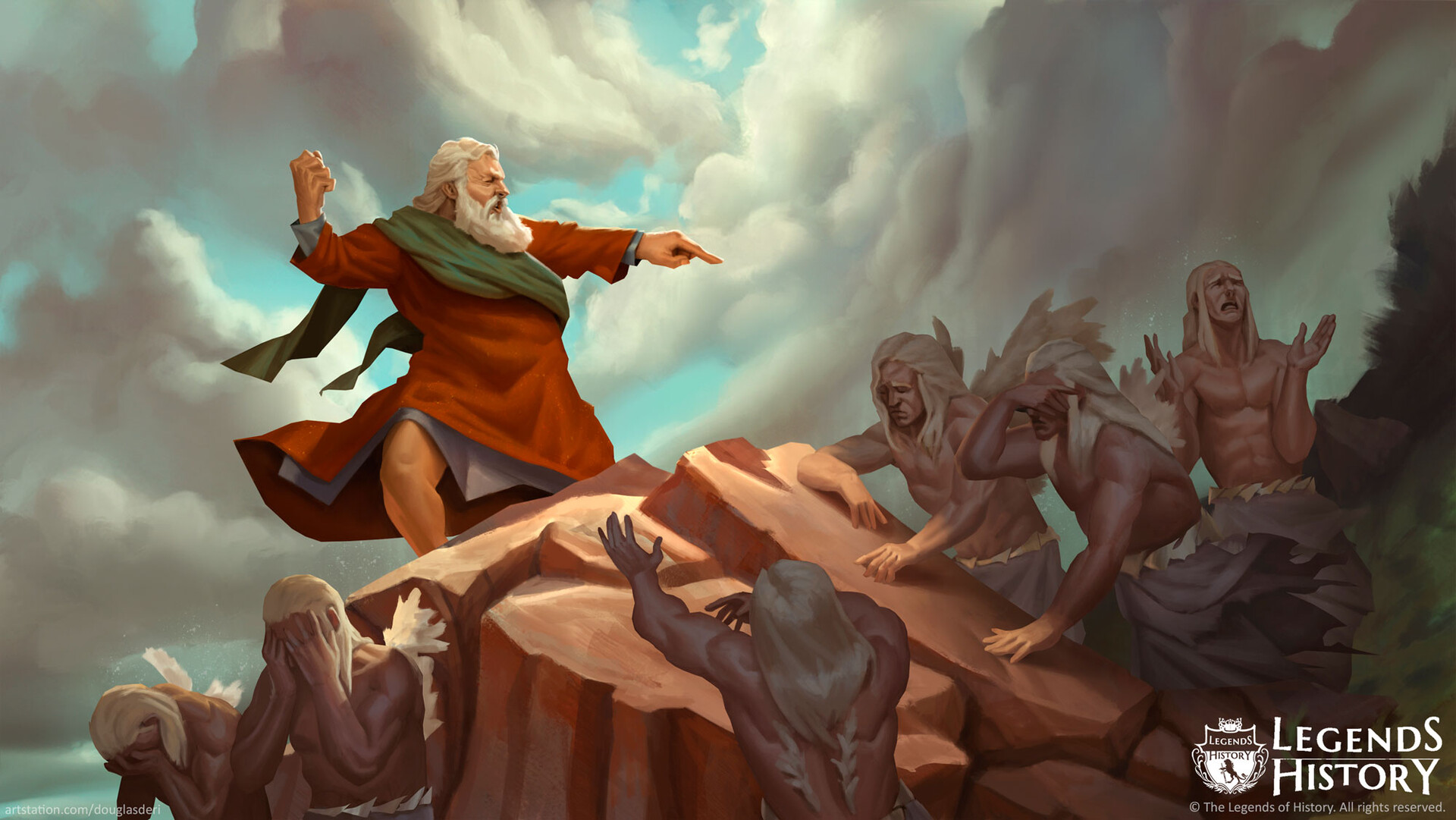ArtStation - Enoch Scolding the Watchers - The Legends Of History