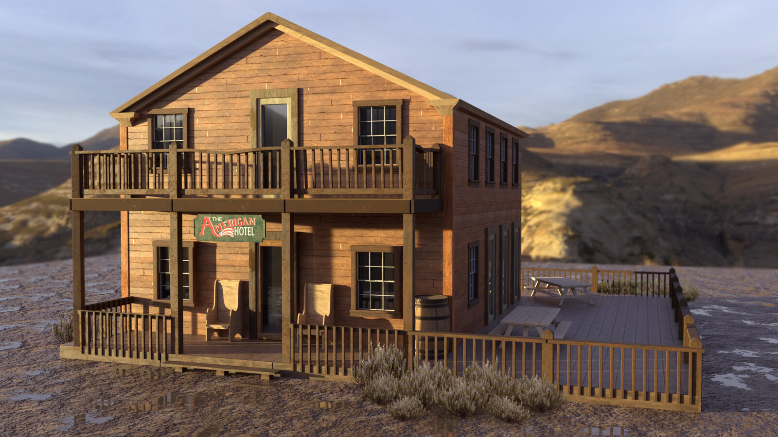 Alex Daluiso The American Hotel (Cerro Gordo, CA)