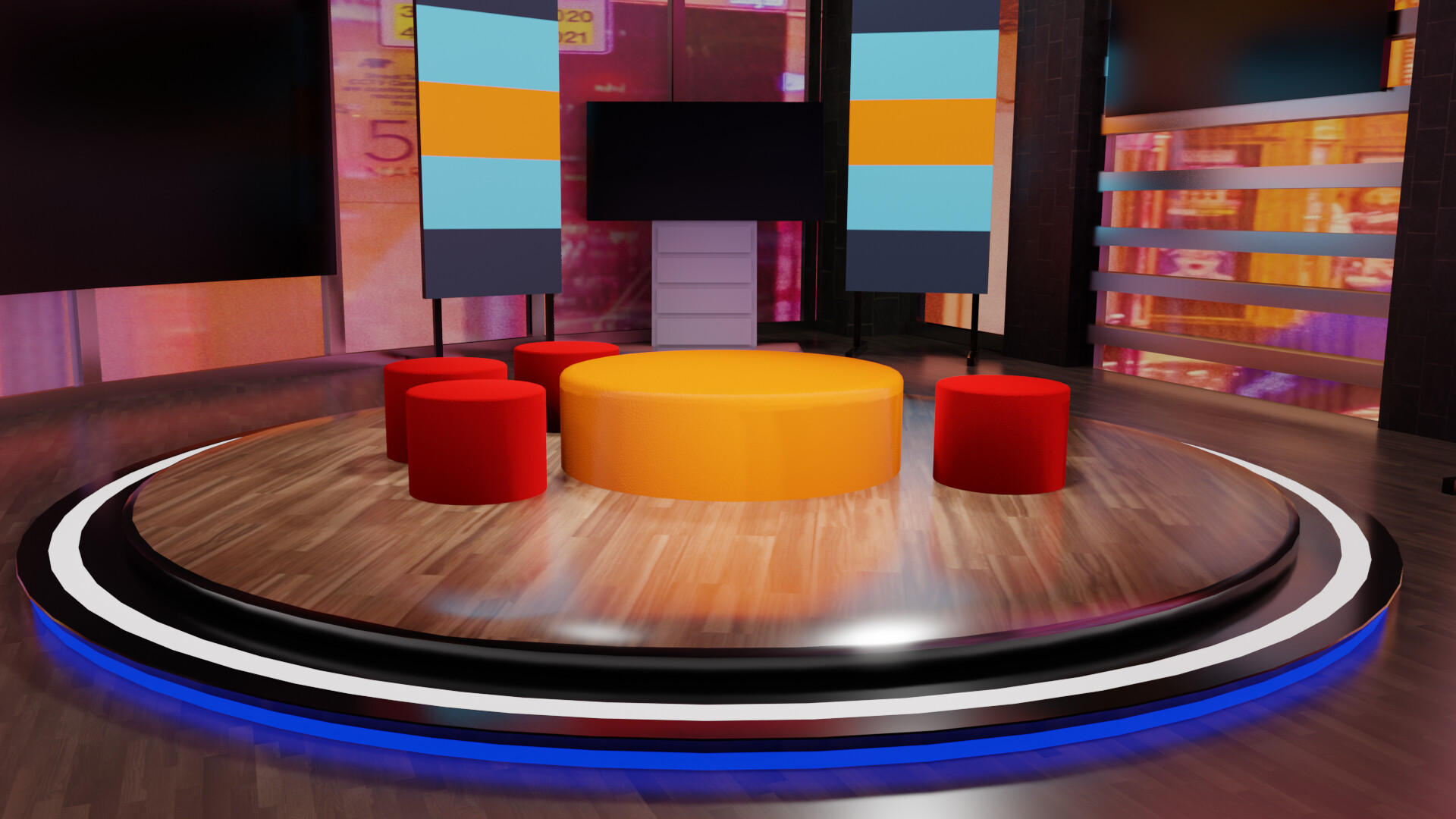 ArtStation - Virtual Talk Show Stage