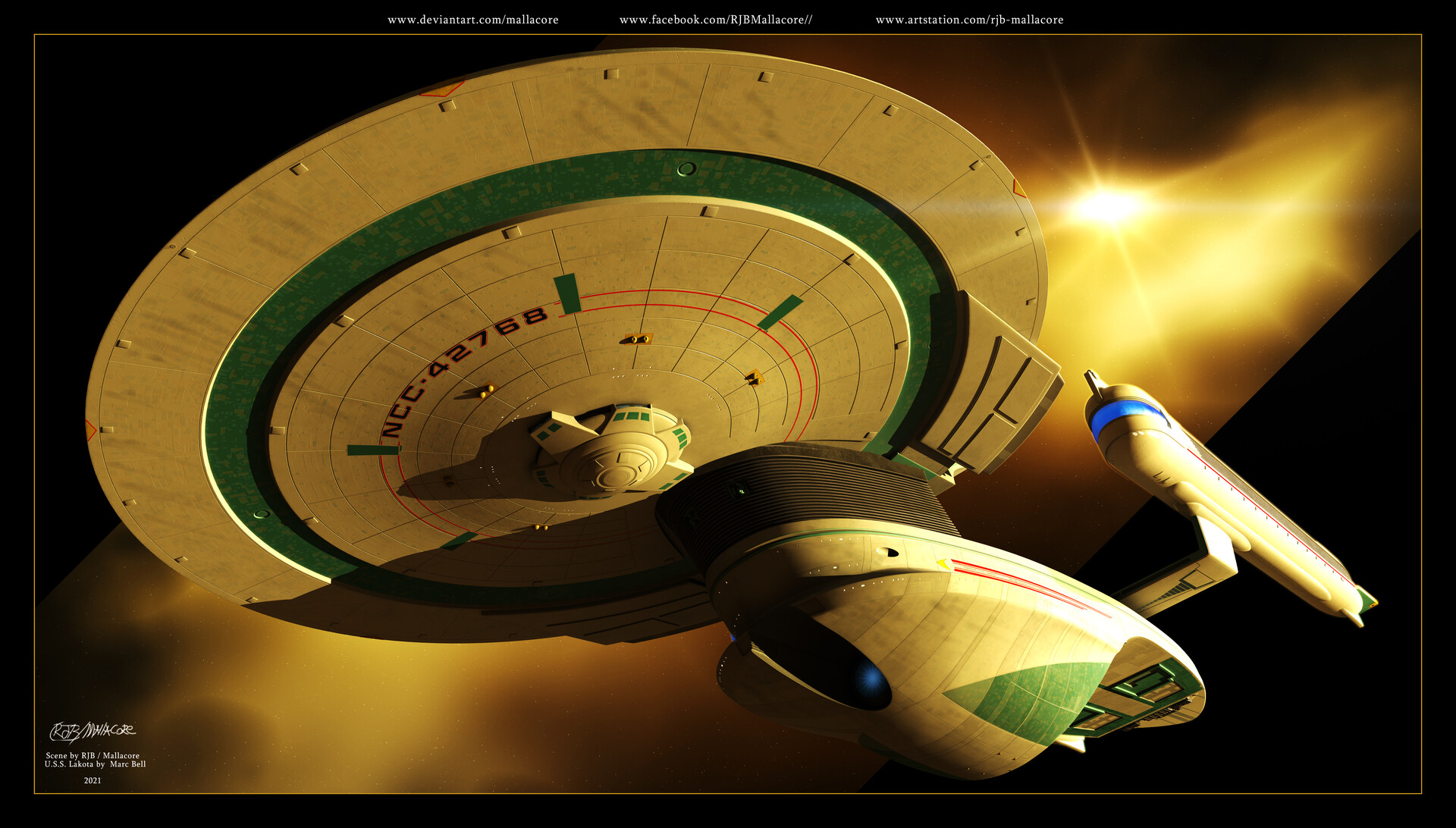 ArtStation Star Trek Lakota 2021