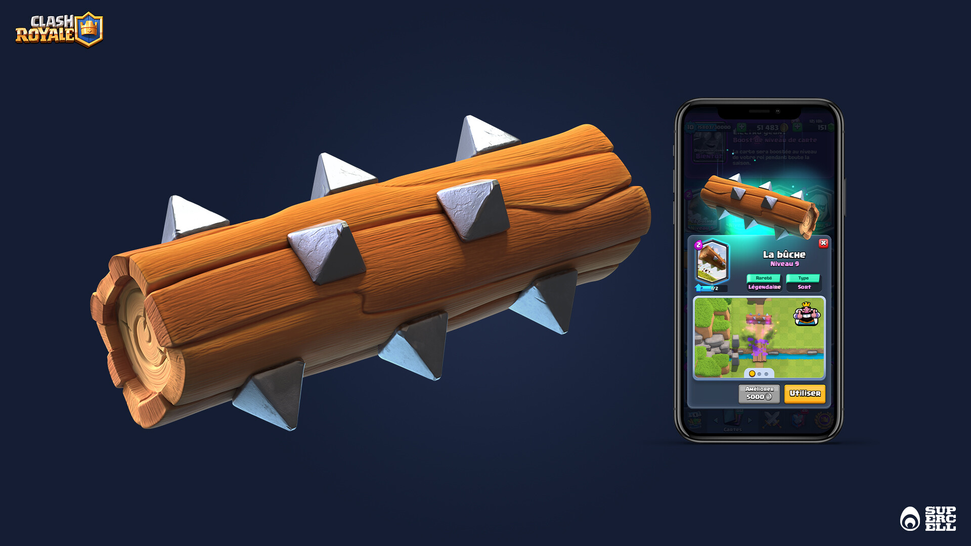 ArtStation Clash Royale The Log