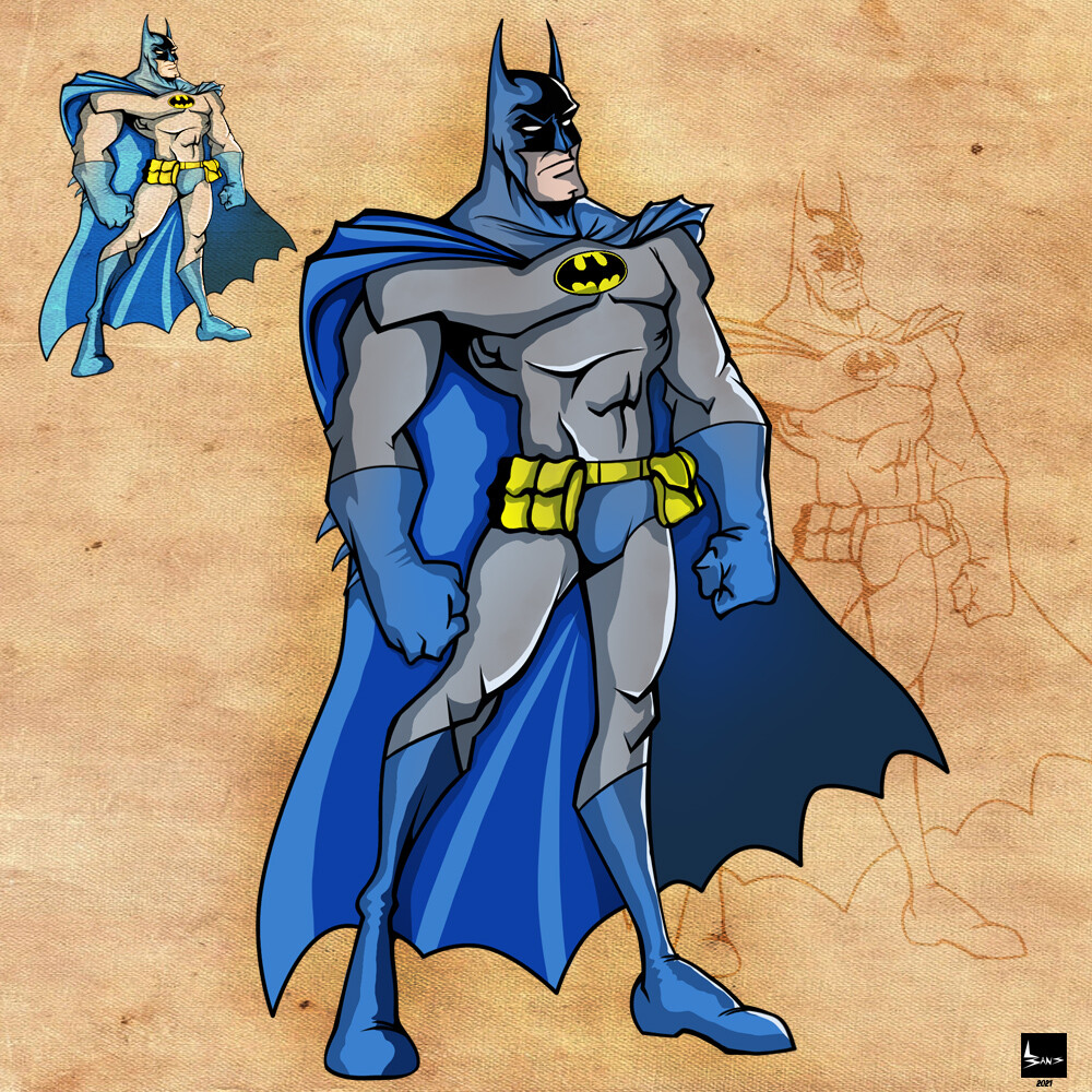 Leandro Sans - Batman cartoon style