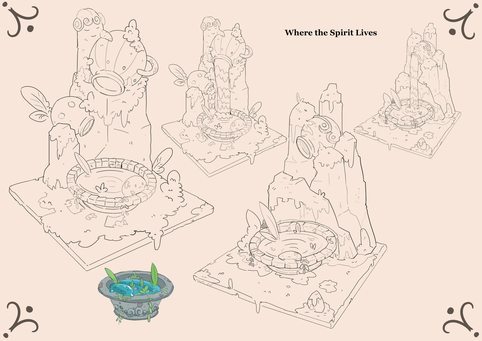 This is where Kaylee discovered the spirit. It wanted to explore the world so she found the spirit a new basin and carried it with her. 