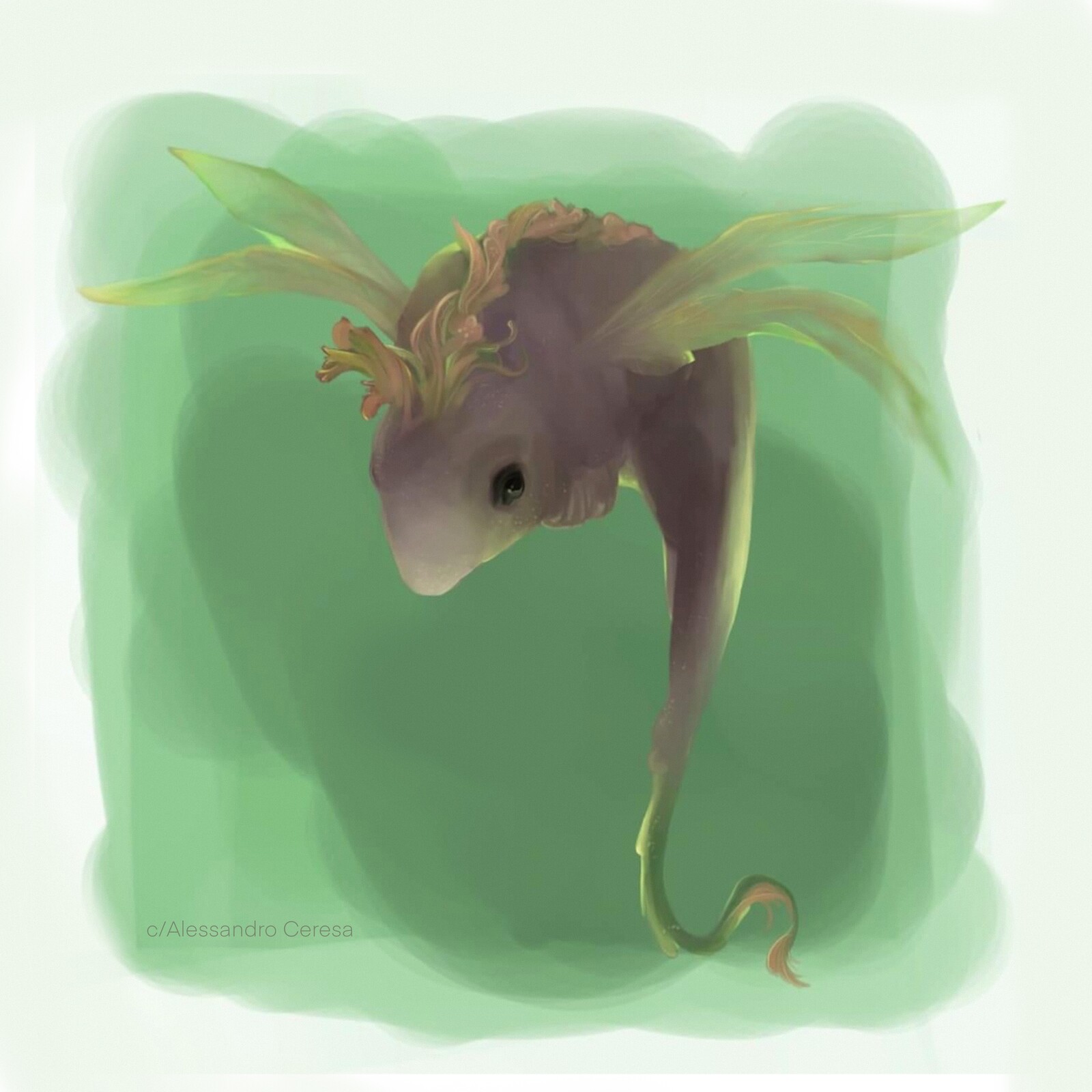 An old piece I made some time ago in order to visualize better an homebrew creature I created for a Dungeons&amp;Dragon campaign.