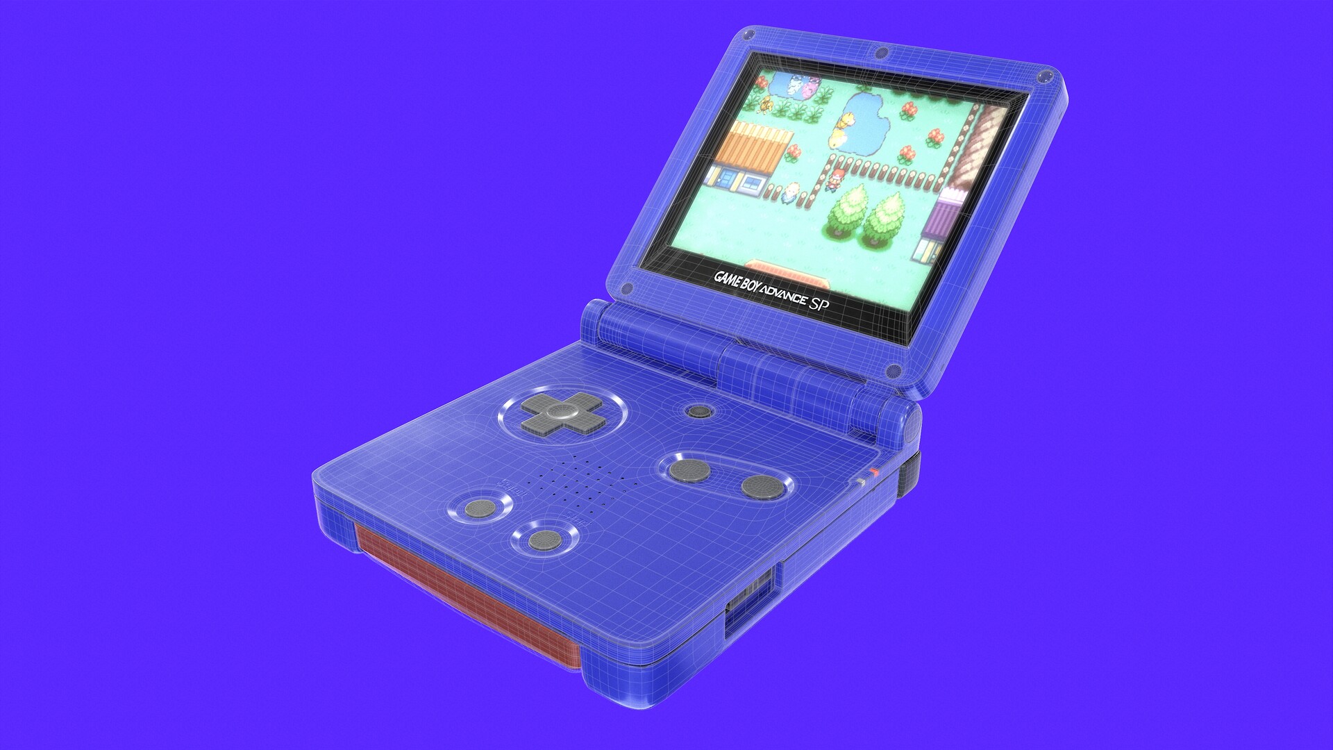 ArtStation Gameboy Advance SP