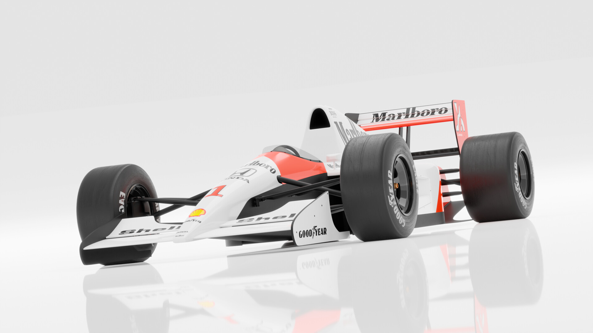 Artstation Mclaren Mp4 6 1991 Artstation Mclaren Mp4 6 1991