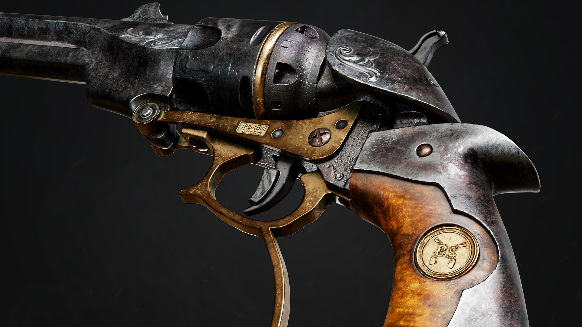 ArtStation - Victorian revolver