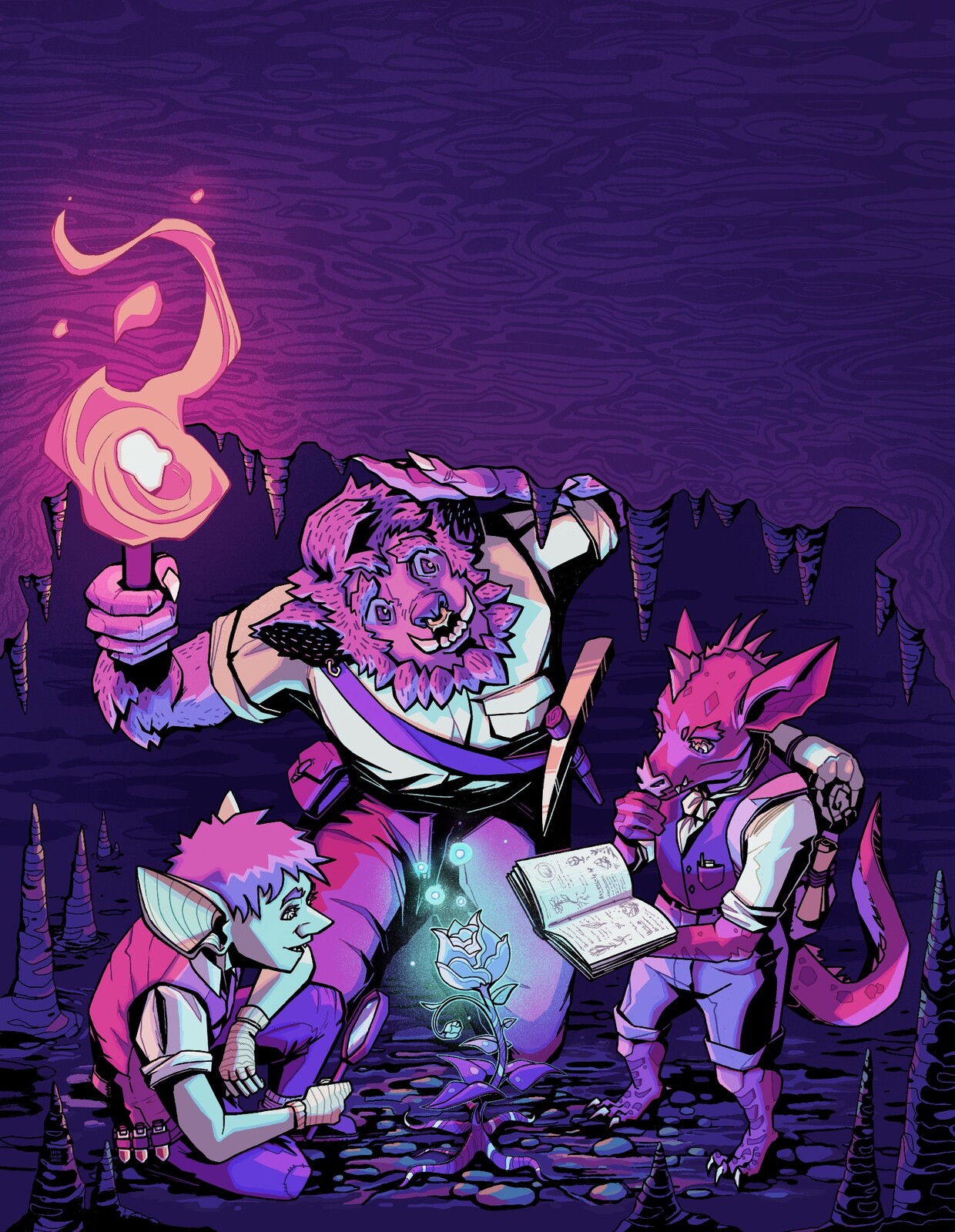 Finished cover with background.