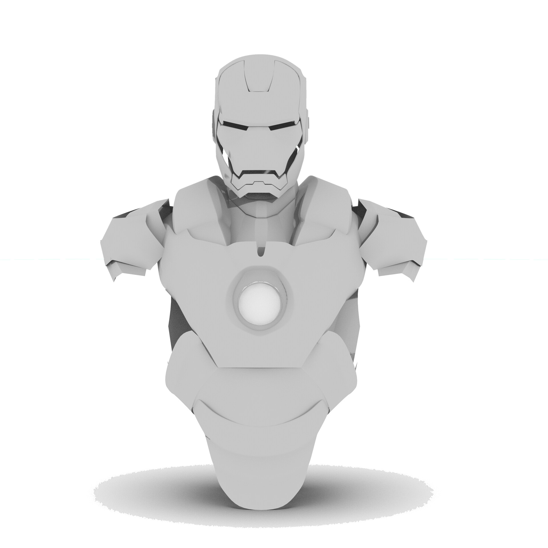 Artstation Iron Man Body 3d
