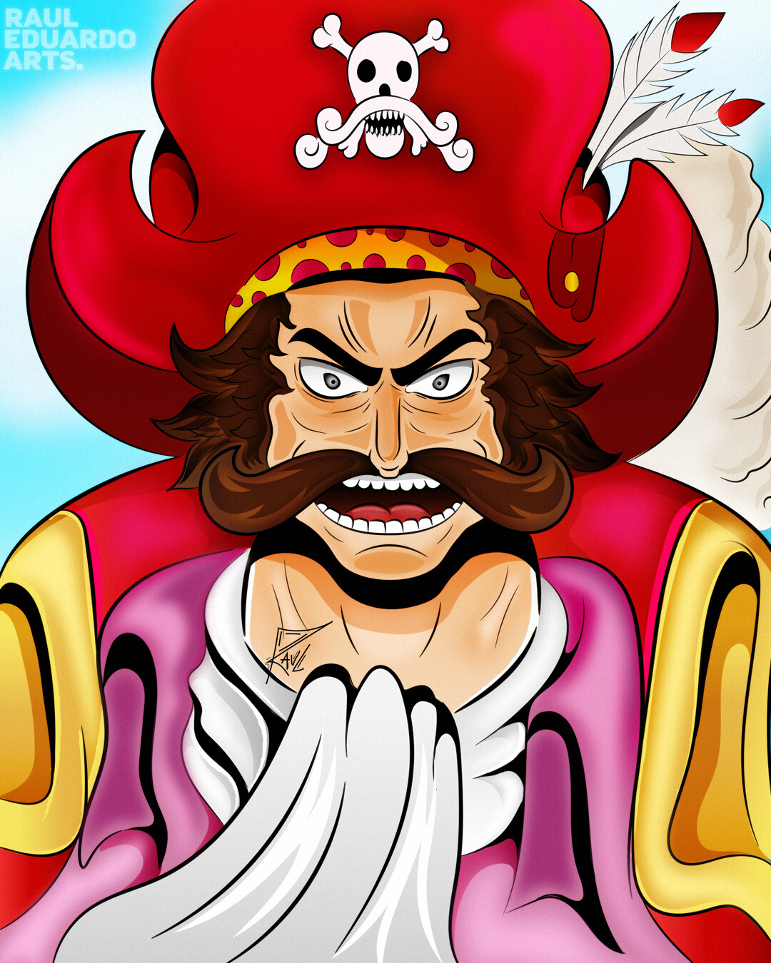 ArtStation - Gol D. Roger - One Piece Fanart