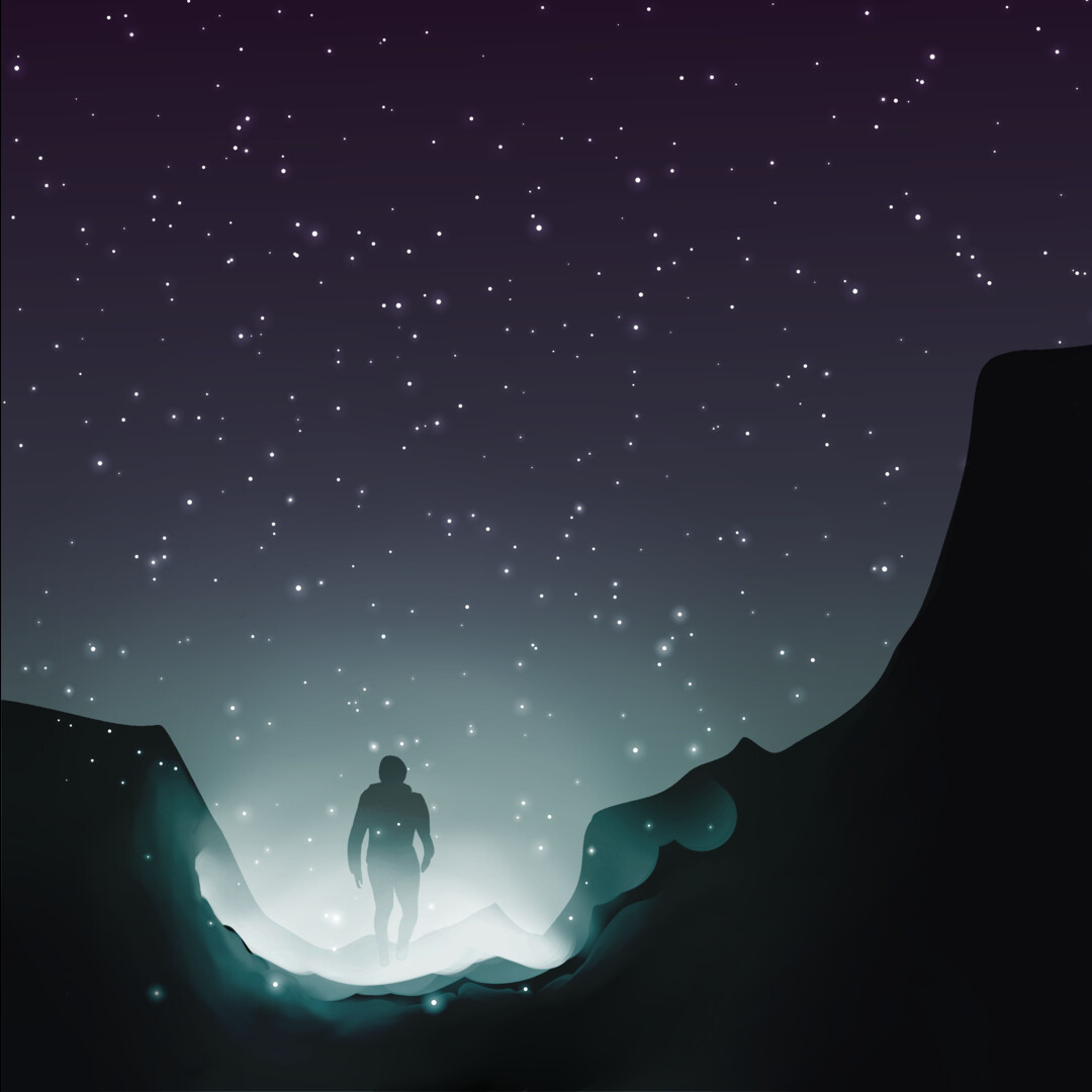 Josiah Dowdy Night Sky Procreate Practice