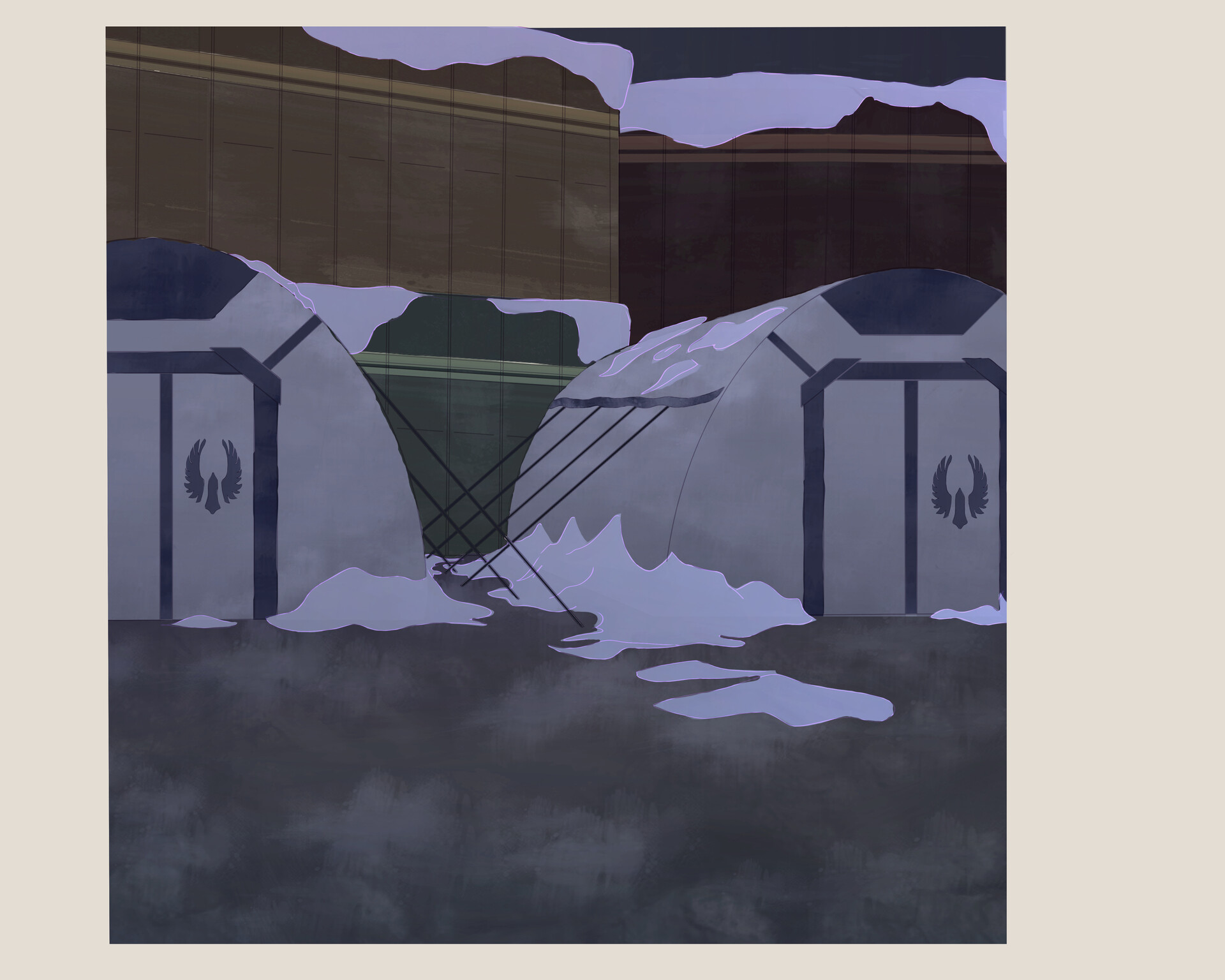 Artstation Comic Background Art Elliot Bridge