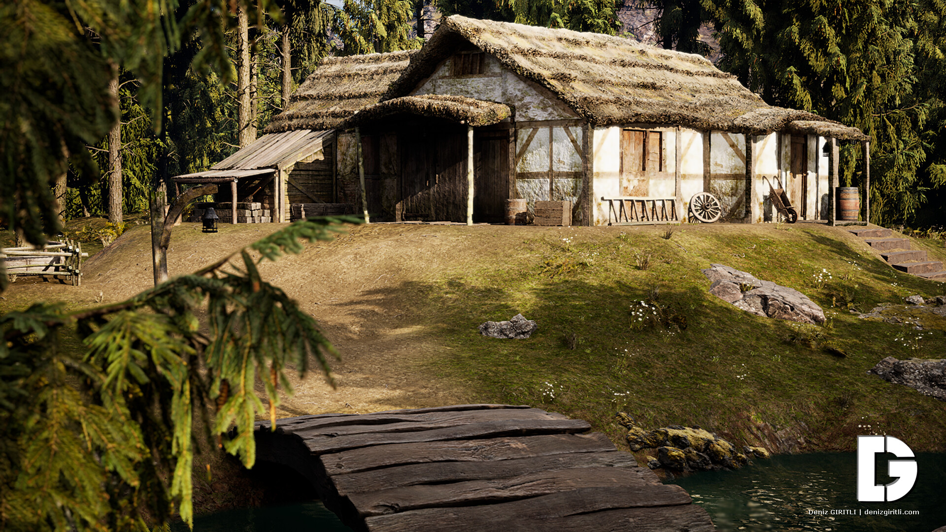 Deniz giritli forest house unreal engine 5