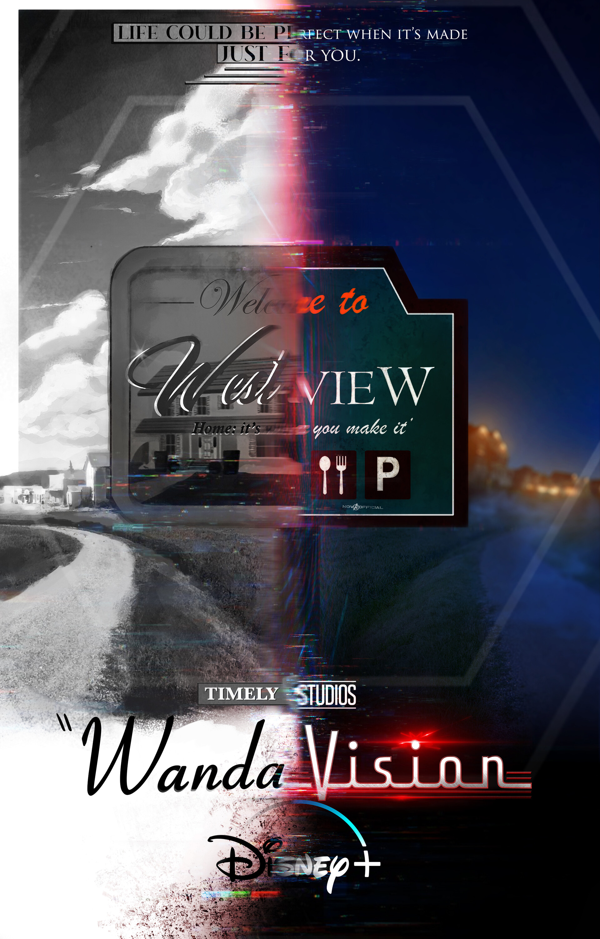 ArtStation WandaVision Poster ArtStation WandaVision Poster