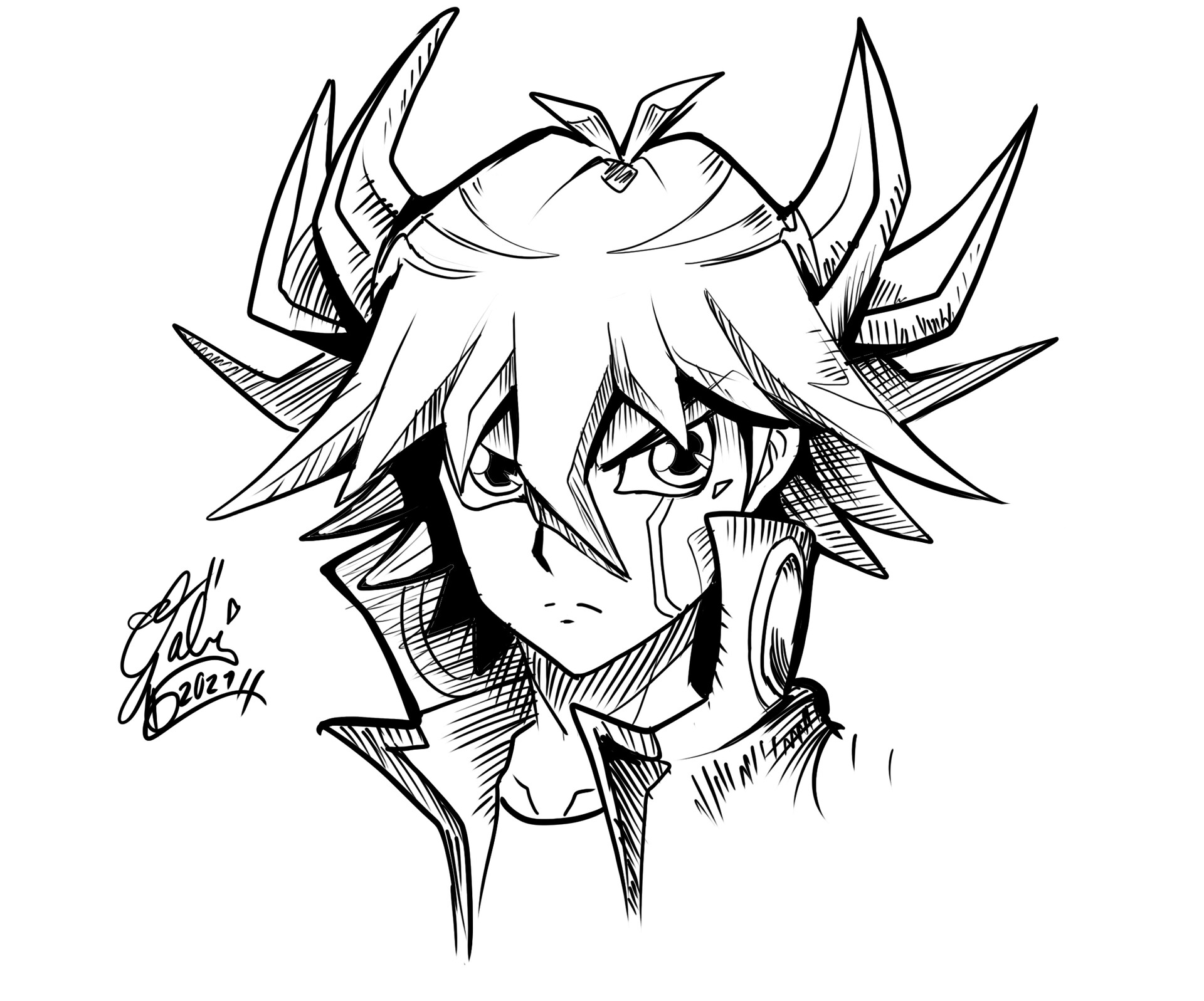 Artstation - Yusei Fudo - Yu Gi Oh
