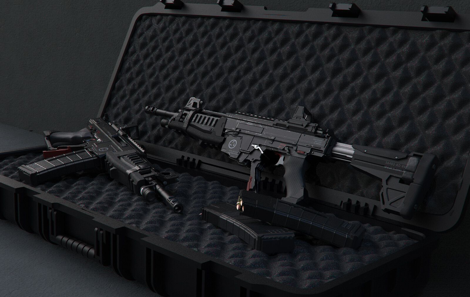 Next Gen Assault Rifle ( + Concept Design Time-lapse Video) 