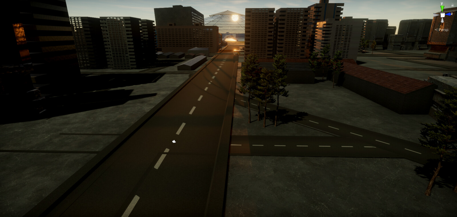 The road leading up to the mine - Unity screenshot
