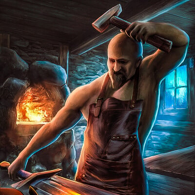 Rafael batista da silva blacksmith color