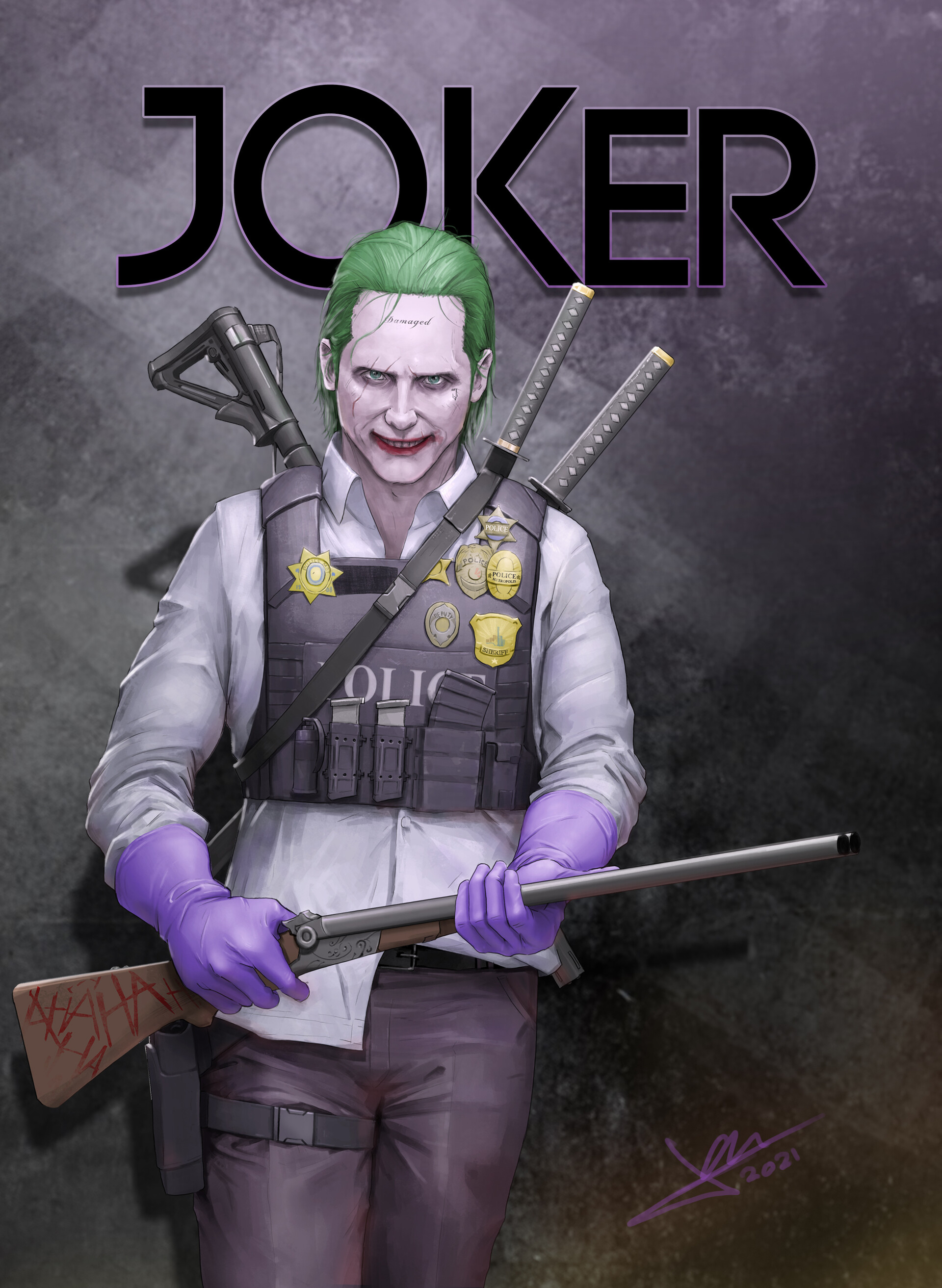 ArtStation - Joker - Suicide Squad
