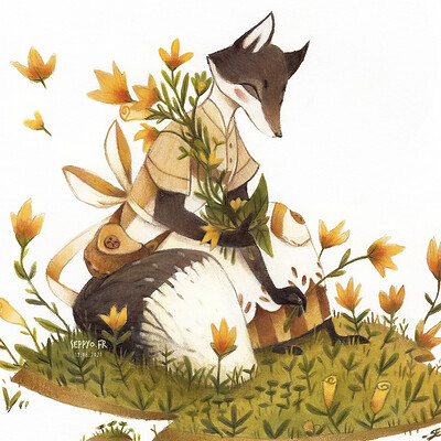 P renard художник картины