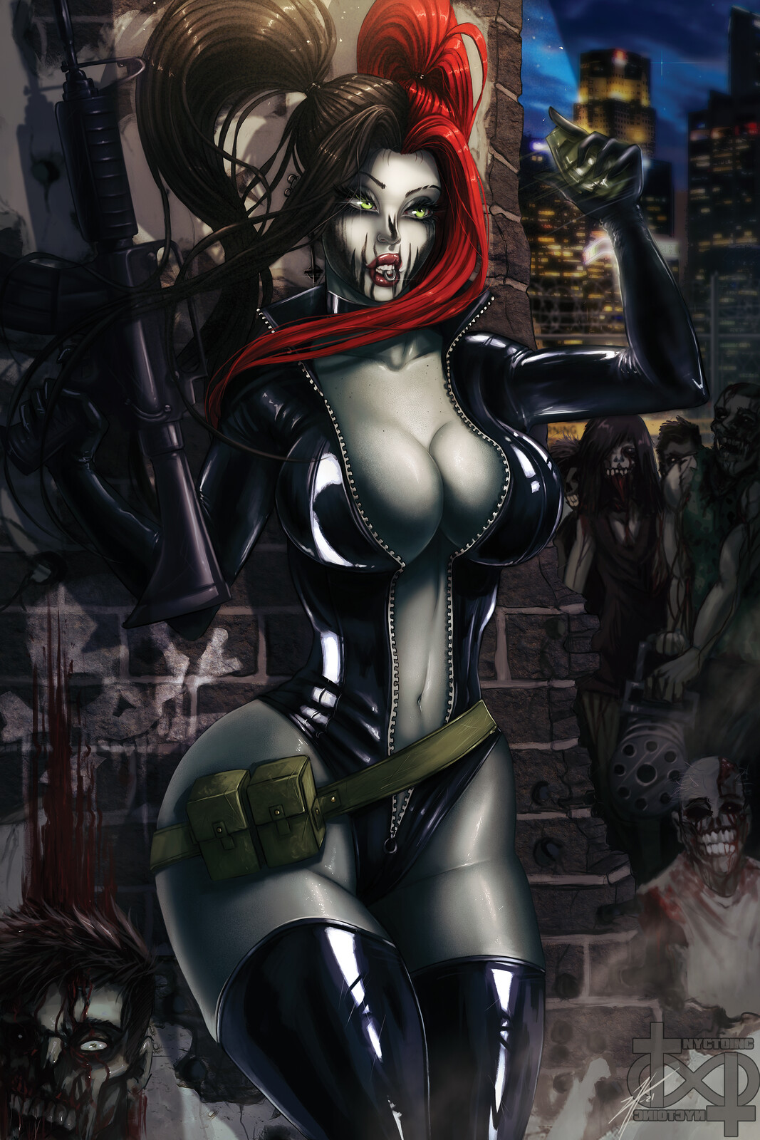 🖤😈 NSFW Sexy Zombie Girl Zoey - Gaslighters Comic 😈🖤 