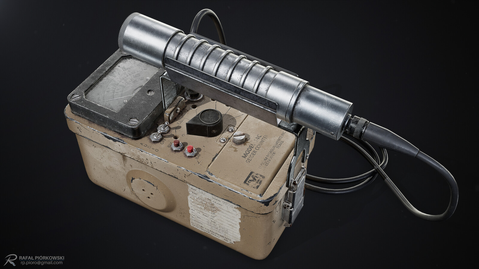 Rafał Piórkowski Ludlum 14C Geiger Counter