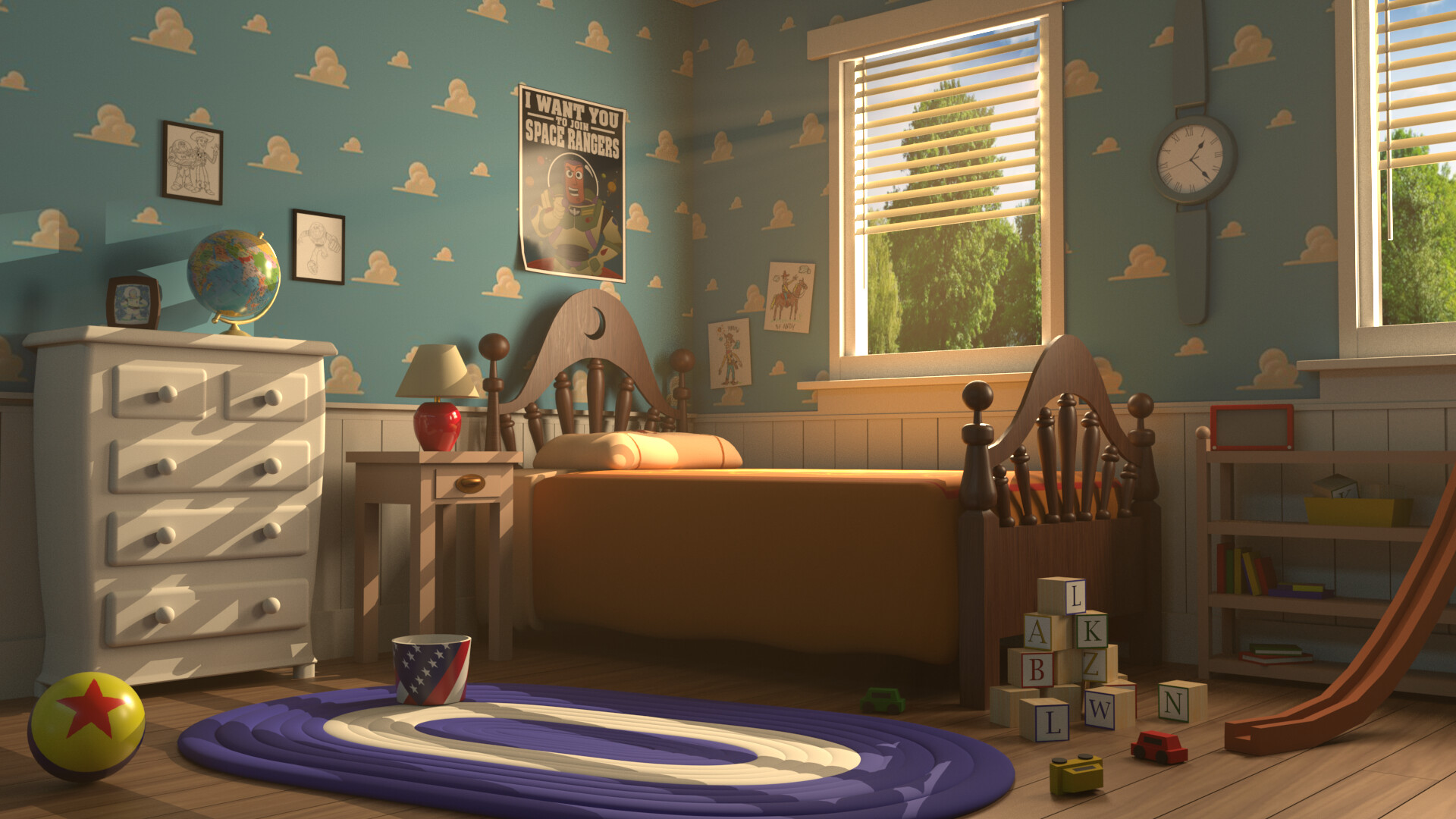 ArtStation Andy's Room Toy Story