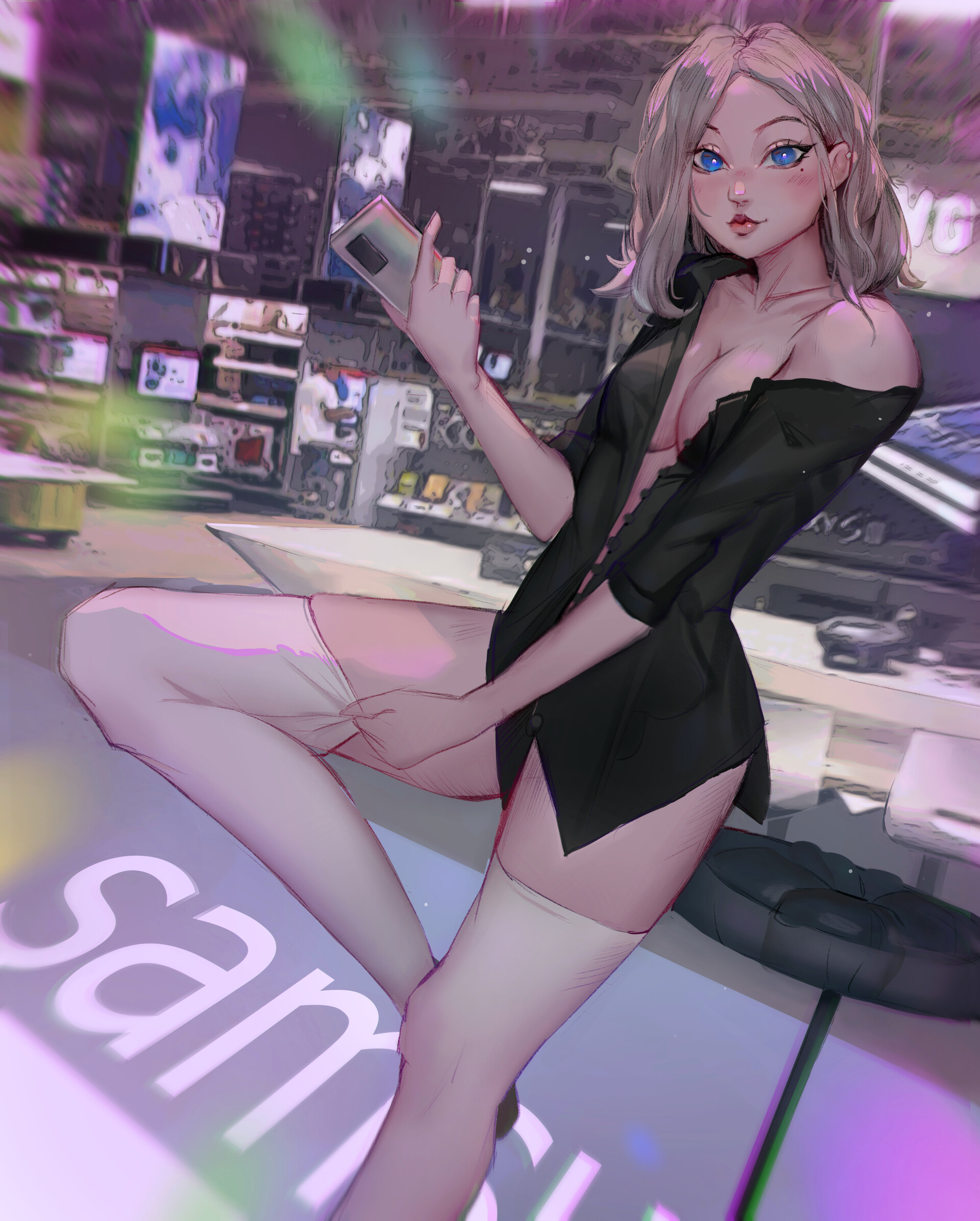 Sam The Samsung Assistant Fan Art Dorota Kobielusz Artstation Sam The Samsung Assistant Fan Art Dorota Kobielusz Artstation