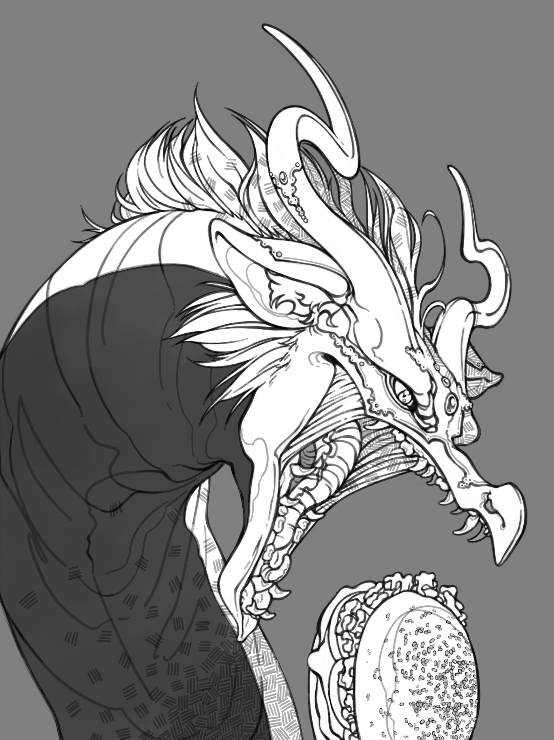 ArtStation - Hungry Dragons
