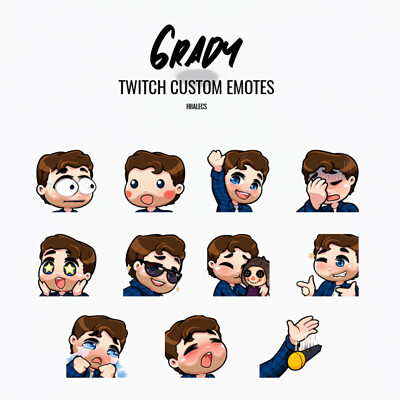 Emotes for twitch.tv/grady