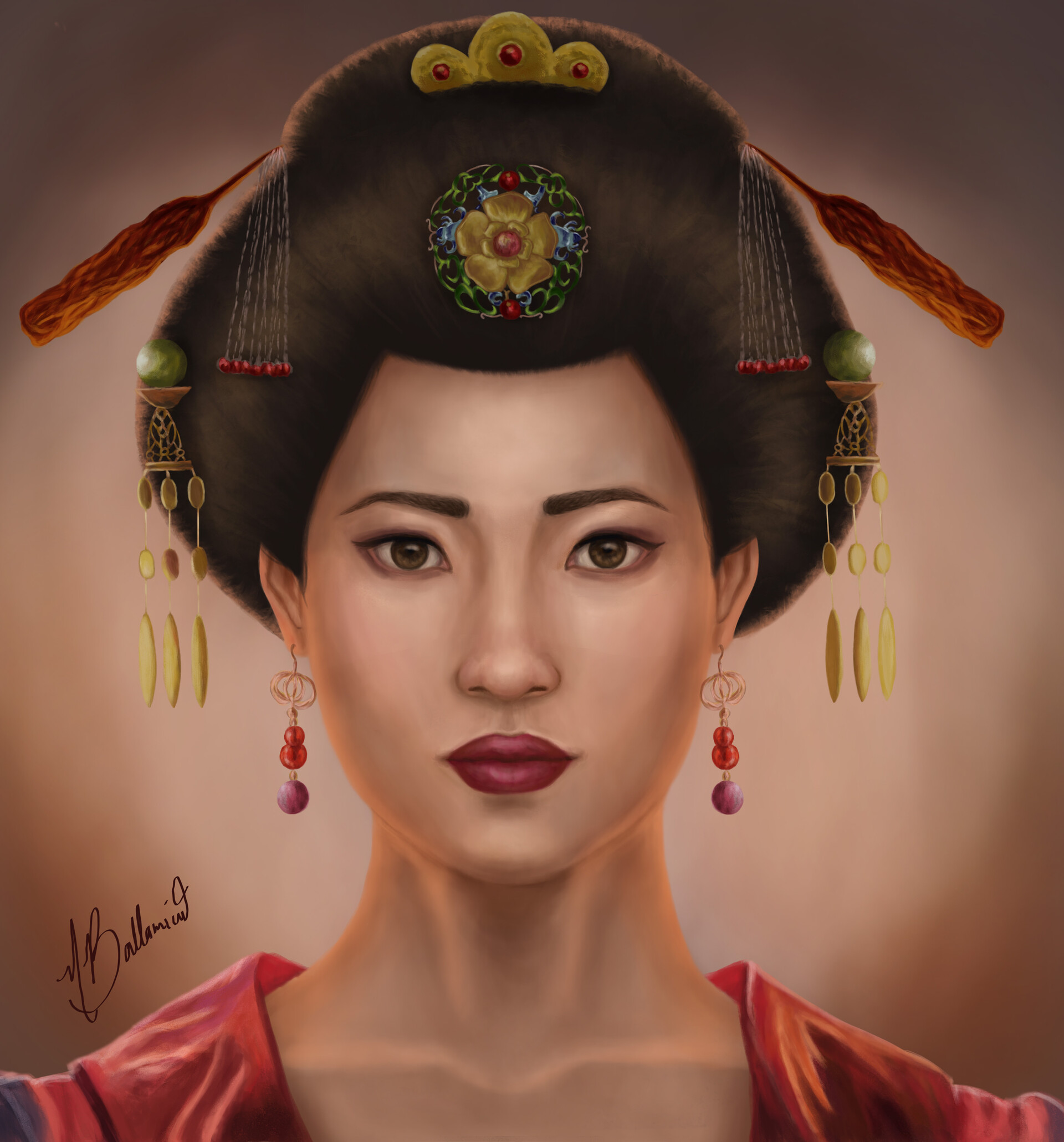 ArtStation Empress Wu Zetian