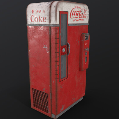 1950's Cola Vending Machine 