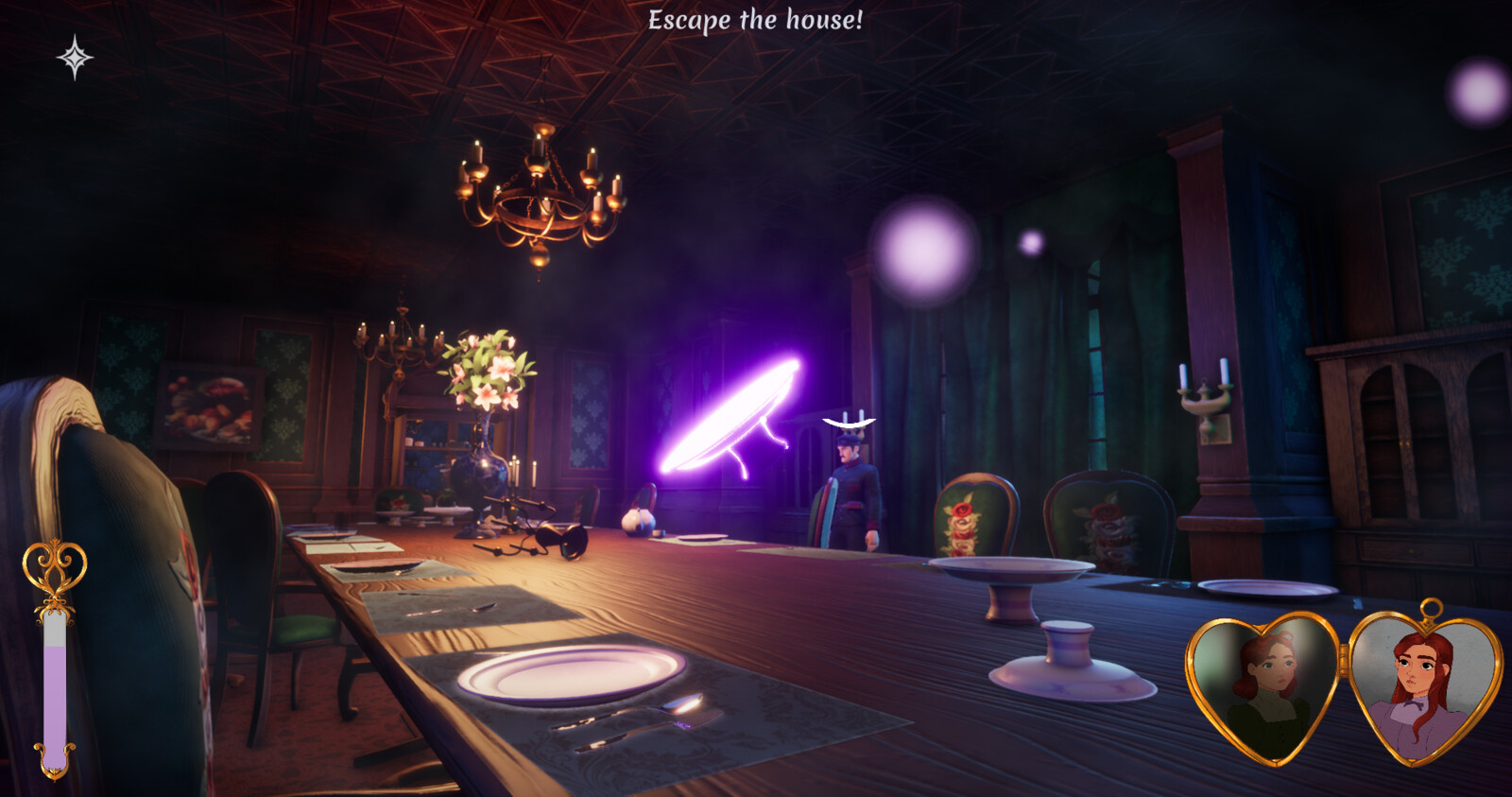 Gameplay in Dining Room 